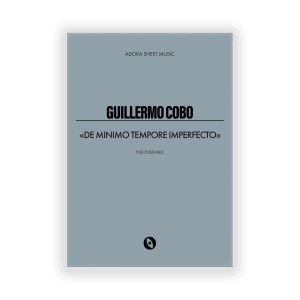 De minimo tempore imperfecto - Guillermo Cobo - Adora Sheet Music