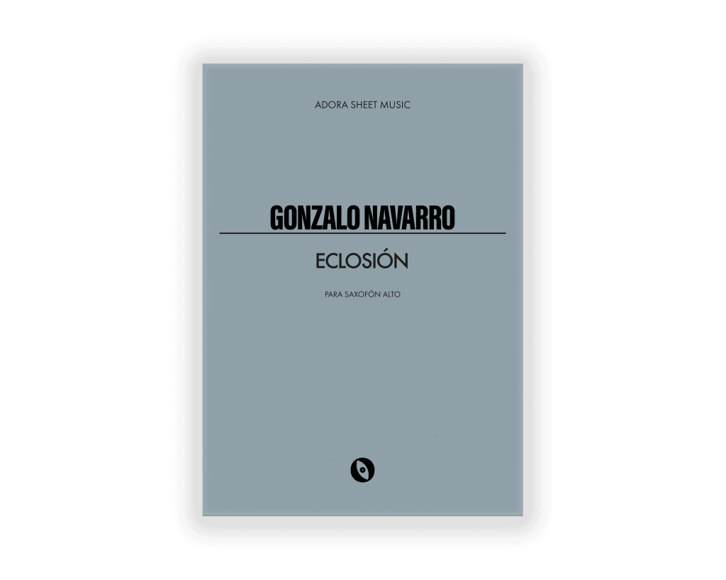 Compositor contemporáneo Gonzalo Navarro Adora Sheet Music