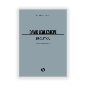 Escletxa David Leal Adora Sheet Music