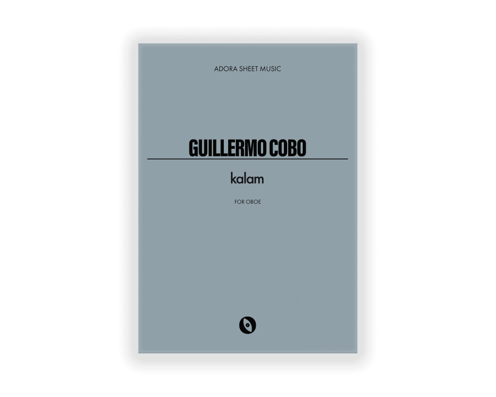 Kalam - Guillermo Cobo Oboe Solo - Adora Sheet Music